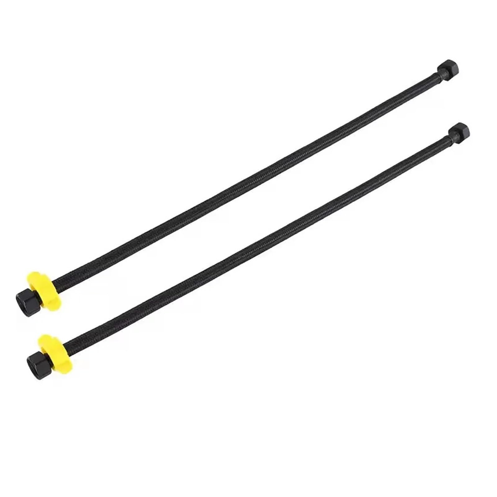 Manguera De Entrada Agua Nailon Negro G1/2 ", Grifo, Calentador, Conexión For Inodoro, Cocina, Baño, Todos Los Tubos(B,80cm)