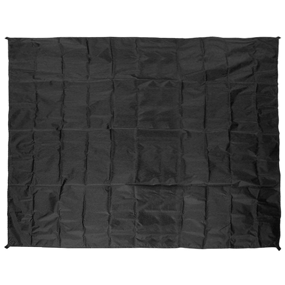 Wadiue Outdoor Canopy, Outdoor Sunshade Material Multifunctional Shade Sail Stable Performance for Spring Tour for Adventure for Man(CUHK Sky Screen, black)