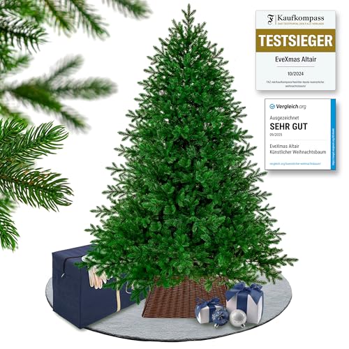 EveXmas - Altair - 215cm- Hochwertiger künstlicher Weihnachtsbaum –...
