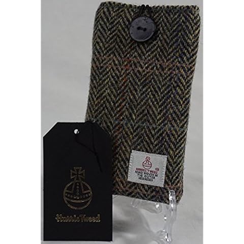 Authentic Harris Tweed Case Cover Sleeve Sock Cover