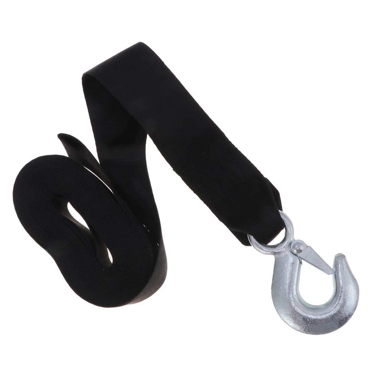 Cuerda de Remolque, Cuerda de Remolque de 6 M, Nylon, Carreras de Alta Resistencia, Gancho de Remolque Negro, Juego de cinturón de Remolque Deportivo, Cuerda de Remolque para automóvil para Parachoq