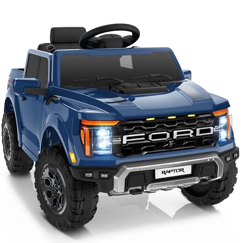 First Ride On 12V Electric Car for Kids, Licensed Ford F - Detailed View