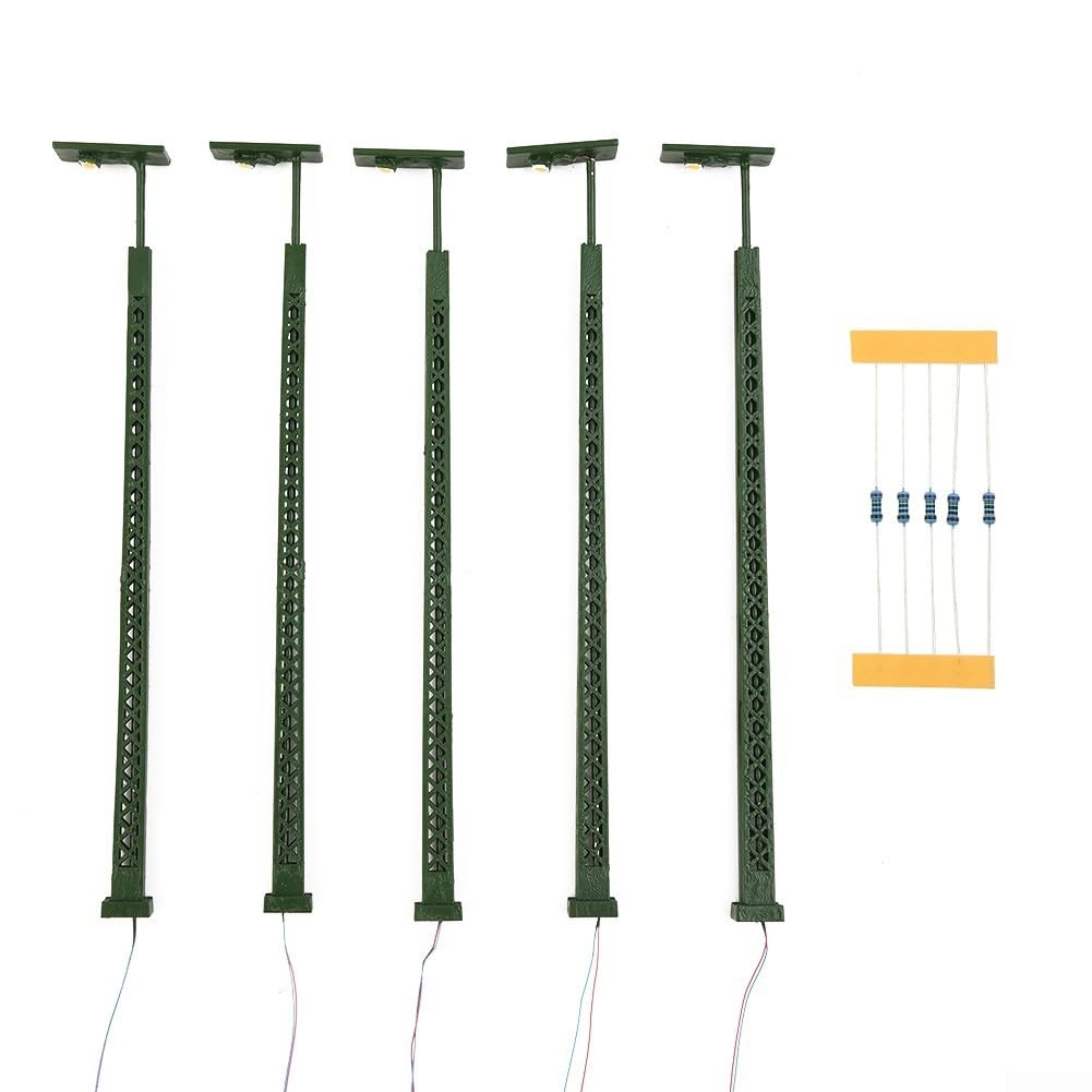 Metal Model Railway Lamp Posts H0 Gauge for 3v Metal Model Railway