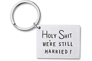 Funny Anniversary Gifts: Whimsical Keychain for Couples