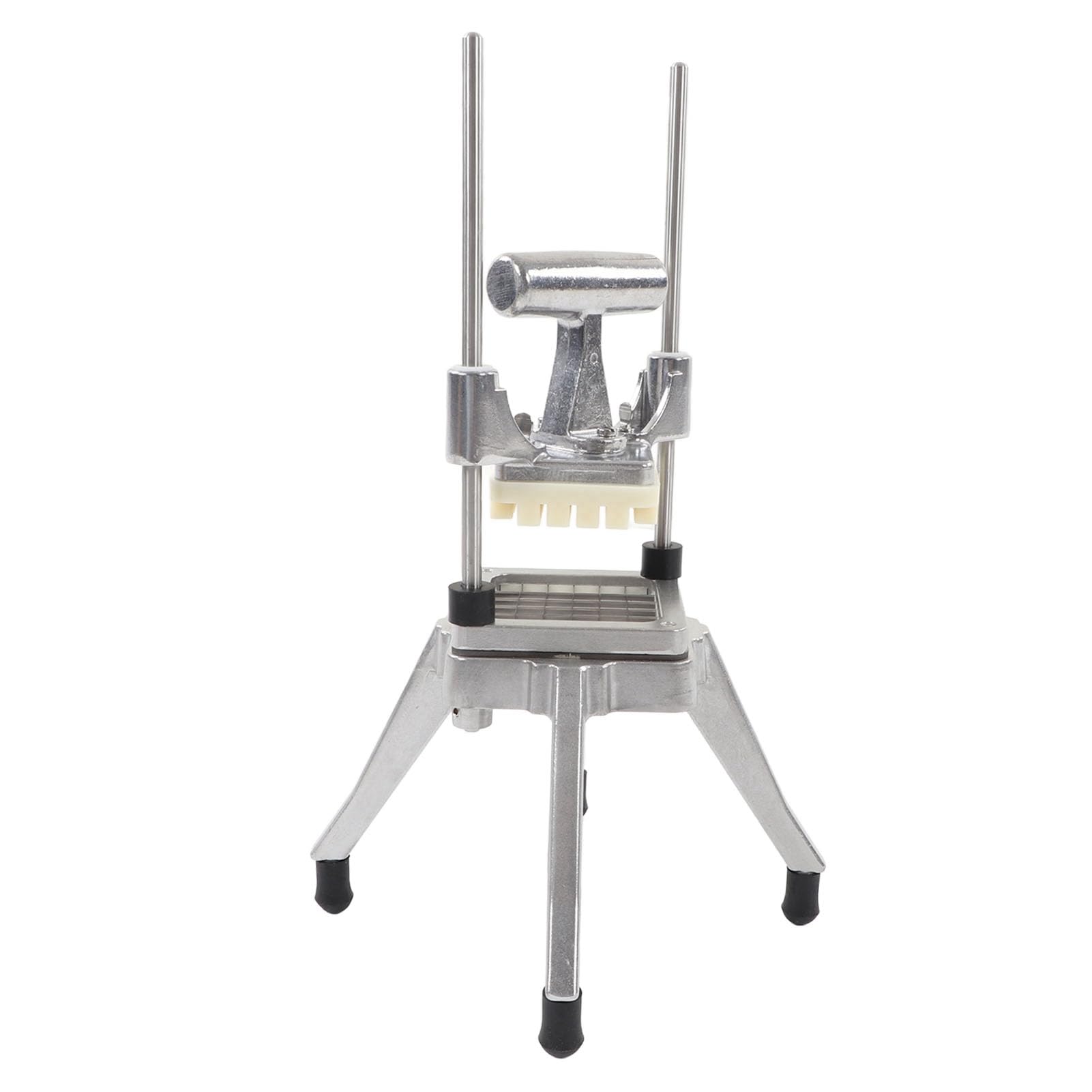Haofy Picadora de Frutas y Verduras Multifuncional de Alta Resistencia, Cortadora de Frutas Comercial con Cuchillas de 8 Piezas para Cocinas, Acero Inoxidable, Aleación de Aluminio