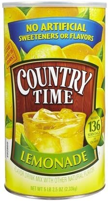 ctry Time Lemonade drink Mix, 82.5 oz, Makes 34 qt (Quantity of 4)