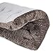WONDER MIRACLE Fuzzy Deluxe Pet Beds, Super Plush Dog or Cat Beds Ideal for Dog Crates, Machine Wash & Dryer Friendly (22