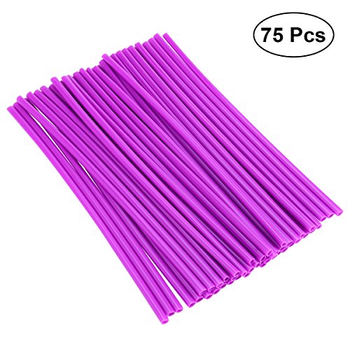 VORCOOL Protège Rayon de Vélo Spoke Skins Motocross Protecteur Couvre de Rayon (Violet) 75pcs