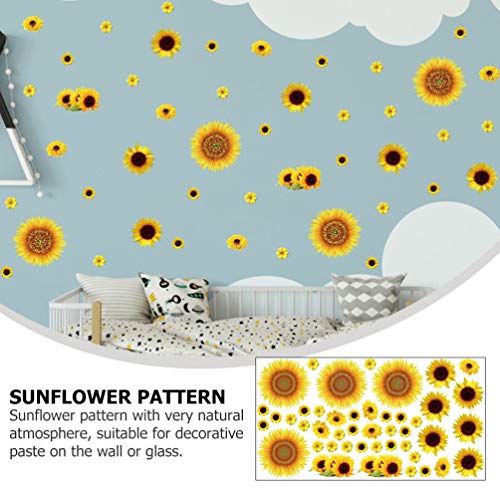 SOIMISS Adesivi Murali Girasole Fai da Te