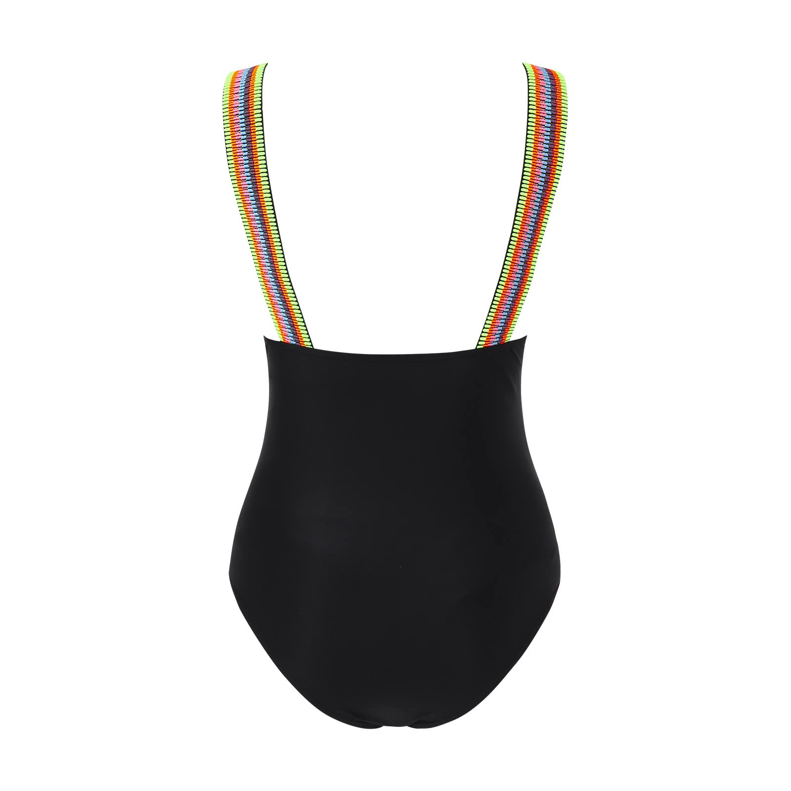 Damen Umstandsmode Onepiece Halfter Schwangerschaft Badeanzug Soild Badeanzüge (622-Black, M)