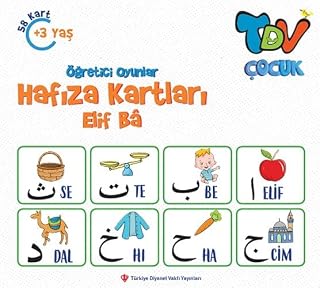 Öğretici Oyunlar Hafıza Kartları - Elif Ba (Kapak 