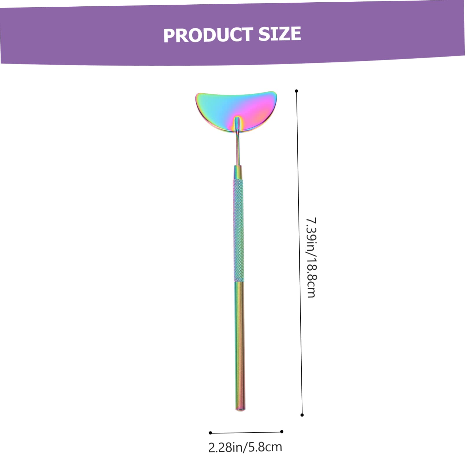 FRCOLOR 3sets Strumenti Per Extension Ciglia Inossidabile Con Specchio e Bastoncino Per Bellezza Per Uso Personale e Professionale Salone