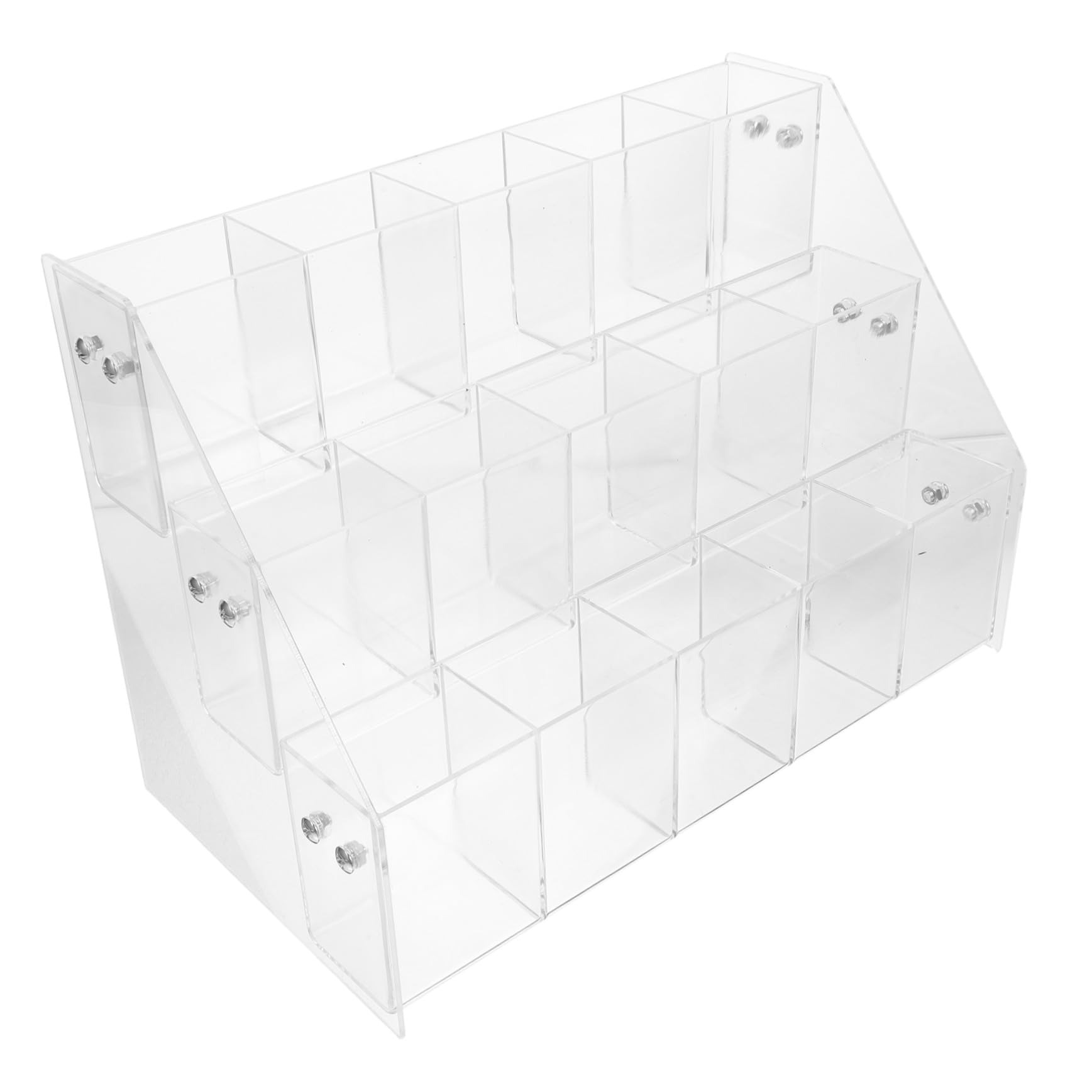 Organiseur de stylos en acrylique massif au design épuré pour bureau moderne
