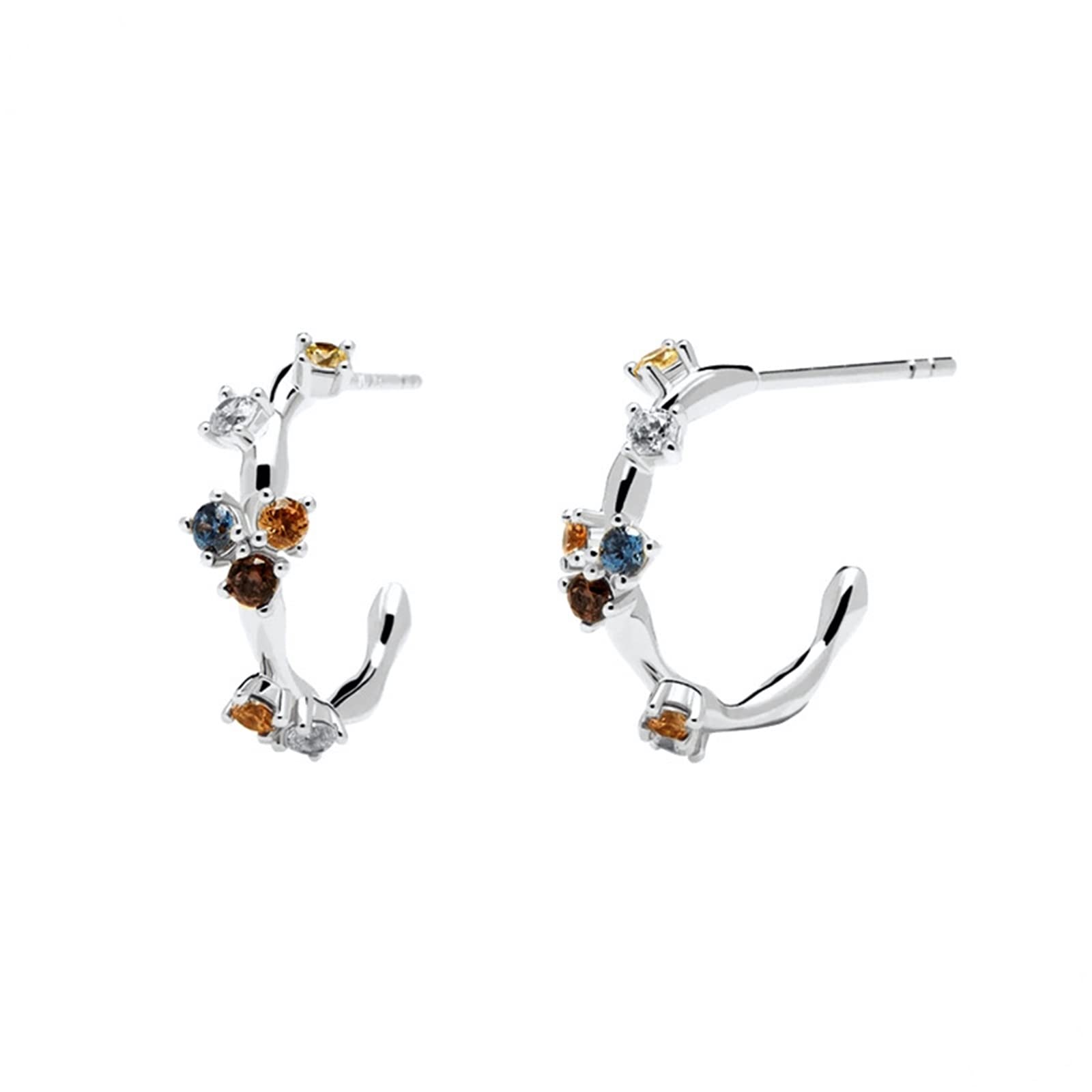 Boucles d'oreilles Silver 925 parfaites pour illuminer vos tenues