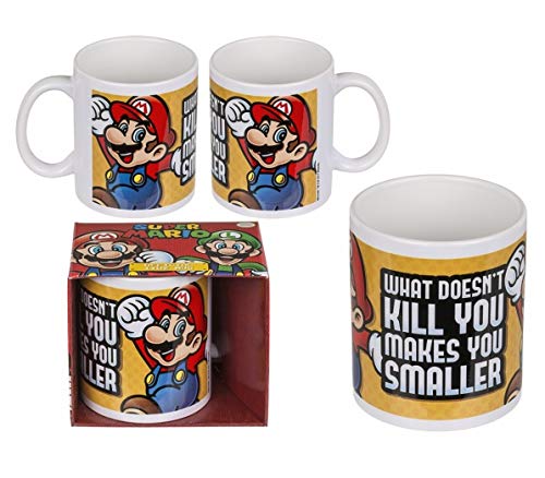 Out of the blue Taza retro Super Mario para 325 ml, altura aprox. 10 cm, cerámica