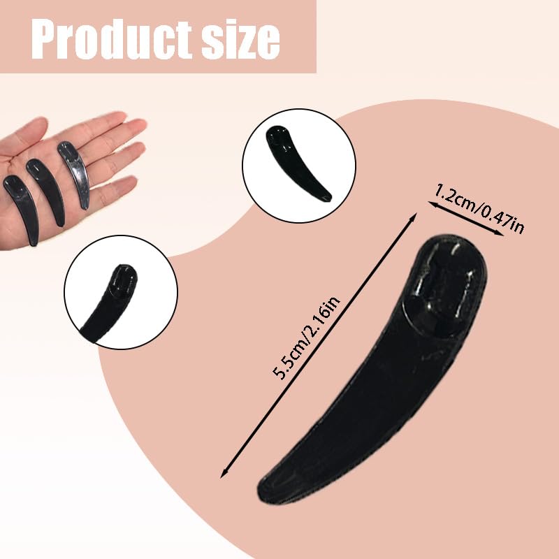 Cosmetic Spatulas - Black Mini Makeup Applicators for Skin Care