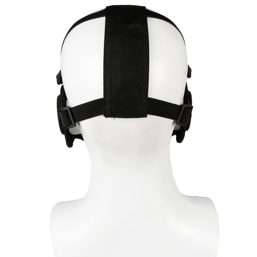 WorldShopping4U - Maschera Protettiva per Naso e Bocca con Copertura per Orecchie
