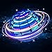 Fliegender Ball, Fliegender Kugelball Magic Spinner mit LED-Licht-Drohne für Kinder, Flugzeug, Boomerang, Spielzeug, Geschenke für Jungen, Mädchen, Indoor-Outdoor-Spiel (Blue)