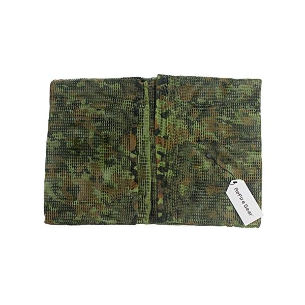 ReFire Gear Tarnung Tarnnetze Netzschal Tarnschal Tactical Mesh Net Schal Armee Draussen Jagd Camo Camouflage Conceal… – Bild 3