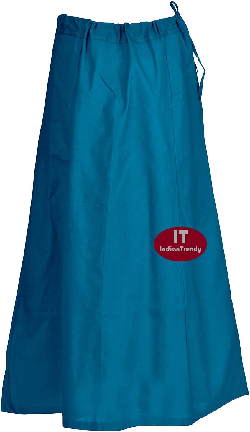 Indian Trendy Sari Petticoat Cotton Stitched Adjustable Waist Saree Underskirt Lining Skirt