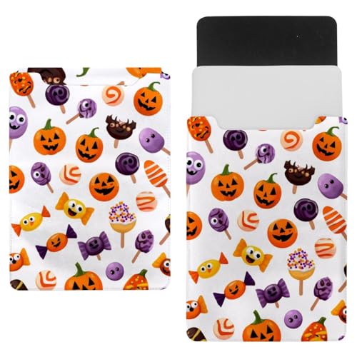 Housse pour ordinateur portable 13,8 pouces, étui PC motif citrouille Halloween