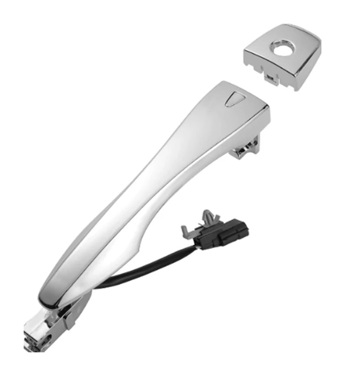 WEKPOPMEVL Outside Door Handle Cover for Nissan for Altima for Pathfinder 2013-2018 Exterior Outer Door Handle Pull Chrome with Smart Entry 80645-3TA0A 80640-3TA0A Side Pcdsech Car