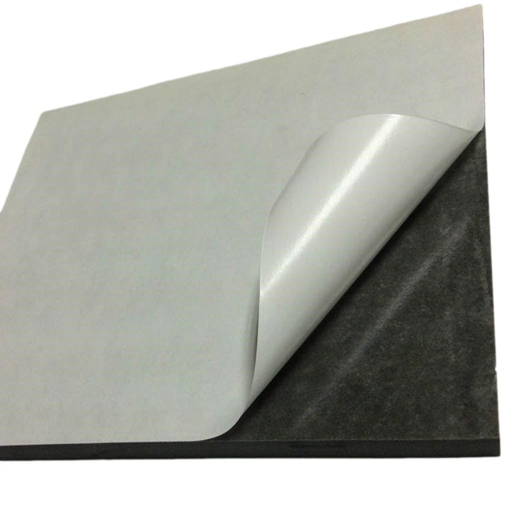 Sponge Neoprene Sheet Adhesive Backed - 2mm Thick - 280mm x 280mm