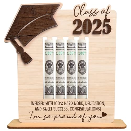 Graduation Money Holder 2025, Graduate Cash Holder, 2025 Money Holders Graduation Gift, Cash Envelope Senior College University Gifts For 2025 Graduates, Class Of 2025 Present (Money Holder Sign)
