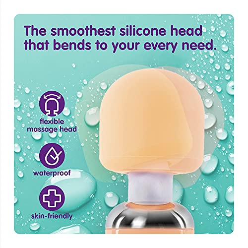 Image of Oliver James Large Wand Massager w / 20 Vibration Modes and 8 Speeds (Peach)