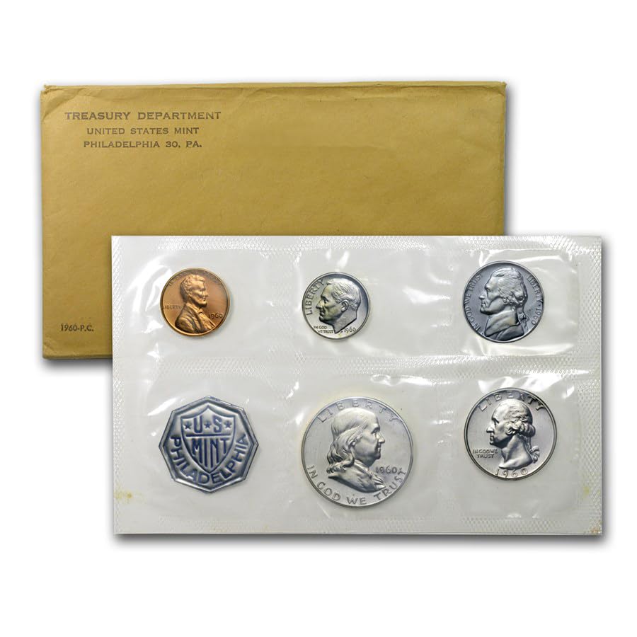 1960 Proof Set in US Mint Flat Pack Envelope
