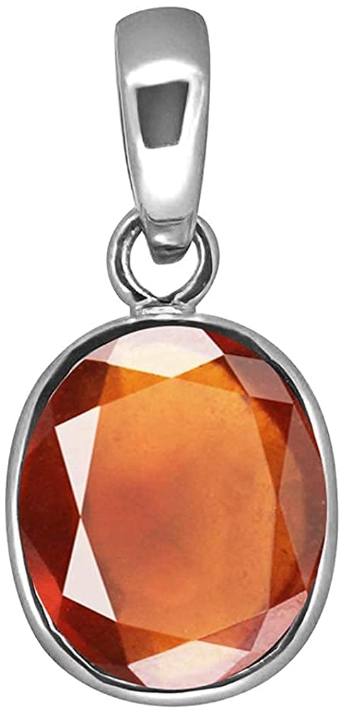 Sidharth Gems Certified Unheated Untreatet 15.25 Ratti 14.50 Carat A+ Quality Natural Hessonite Garnet Gomed Pendant for Womens and Mens (B091N5KFFX) Amazon Price History, Amazon Price Tracker