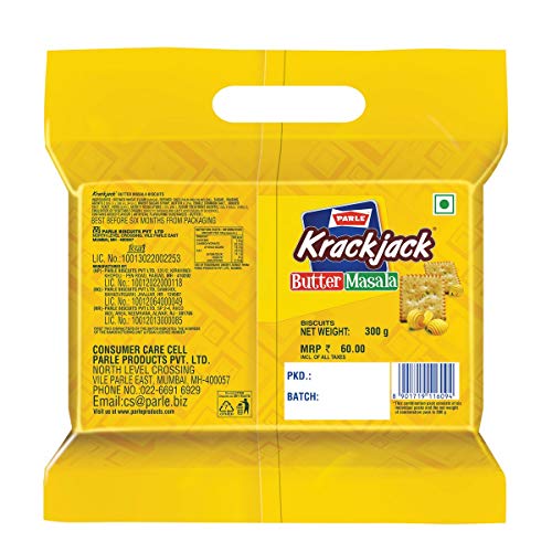 Image of Parle Krackjack Butter Masala 300g /307.8g (Item Weight May Vary)