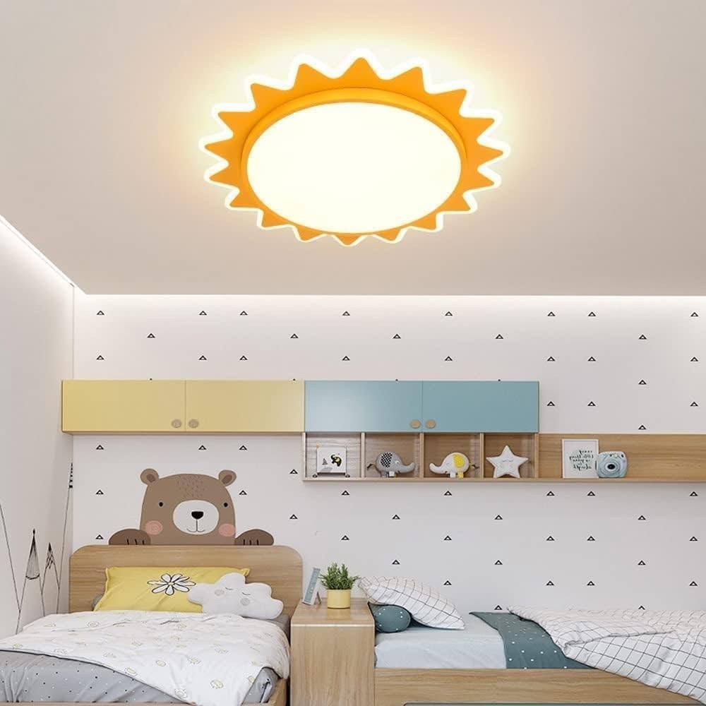 Lampada A Soffitto A Forma Di Pianeta Con Astronauta, 48W Con Telecomando, Dimmerabile, Per Cameretta Dei Bambini