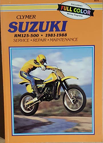 Used Book in Good Condition Suzuki RM125-500, 1981-88: Clymer Workshop Manual