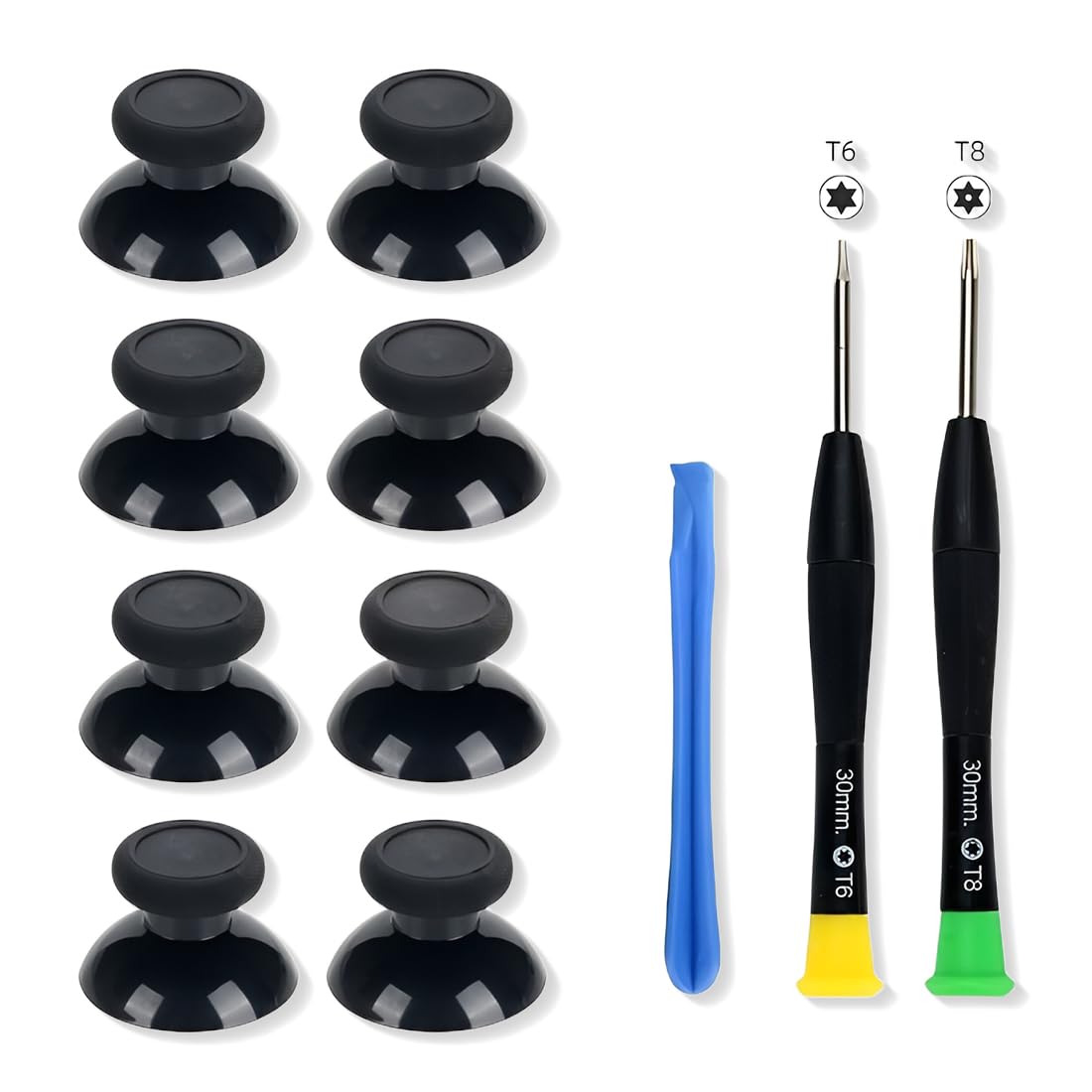 BCHMN Thumbsticks Ersatz und Reparatur Werkzeuge Kit Analog Stick Joystick für Xbox Series X/S, Xbox One, Xbox One X/S/Elite Controller Zubehör
