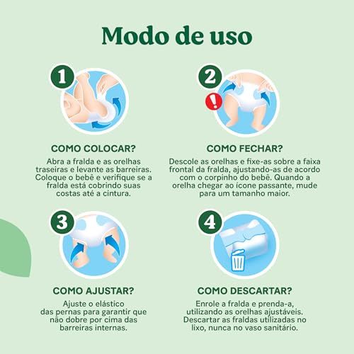 Fralda Huggies NATURAL CARE RN 34 unidades,... glide