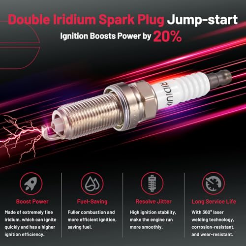 Image of BDFHYK 6 Ignition Coil Pack UF287 and 6 Iridium Spark Plug 4704 Compatible with Subaru 2006-2007 B9 Tribeca, 2008-2009 Legacy, 2001-2003 2005-2009 Outback, 2008-2009 Tribeca 3.0L H6 Coil for GN10435