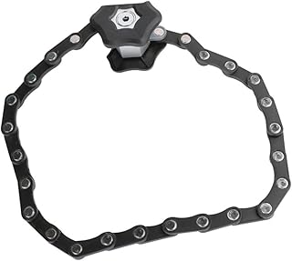 BESPORTBLE Bicycle Folding Lock Cycle Locks for Bicycle Bike Chain Locks Folding Bike Lock Pad Lock Bike Locks Lock for Bike Security Bike Lock Folded Lock Bike Foldable Lock Portable Black