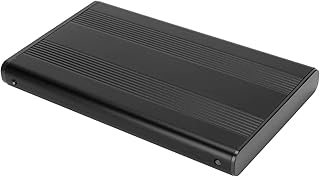 External Hard Drive Enclosure for 2.5inch Hard Drives and SSD Solidity State Drives, 2TB USB3.0 to HDD Enclosure Hard Drive Case (Black)