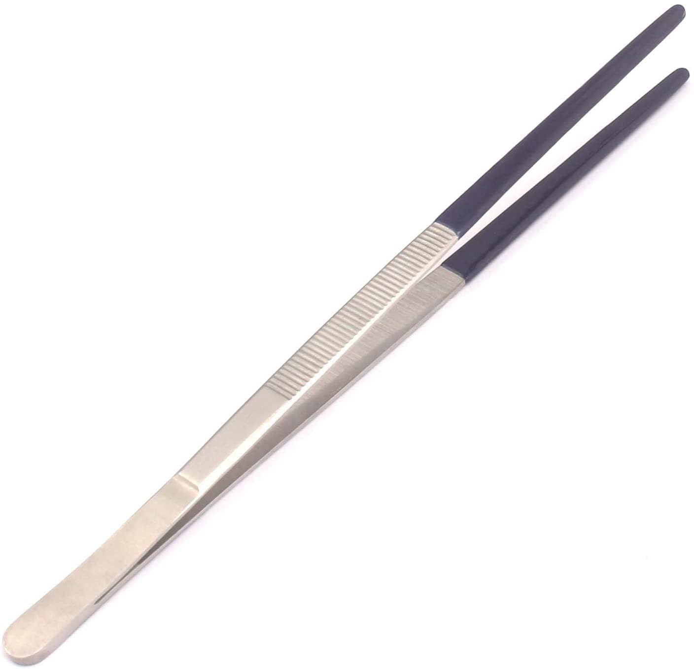 Luxuro Steam Tweezers 12 Inches Long with PVC Coated Tips - Steam Cleaning Aids