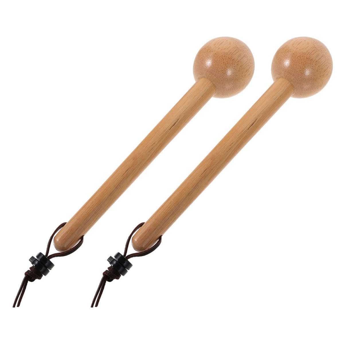 Generic 2Pcs Portable Wooden Baseball Glove Mallet Hammer for Youth Softball Baseball Training Smooth Grip Rounded Tip for Use Craftsmanship