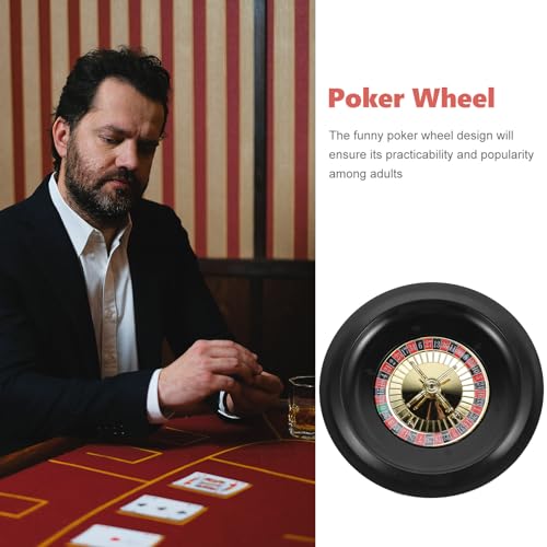 Cabilock Poker Russisches Roulette spiel-requisite Kunststoff-roulette Roulette-rad Roulette-spiel -roulette-tisch Partyspiel-requisite Tische Rad Erwachsener Plastik Spielautomat