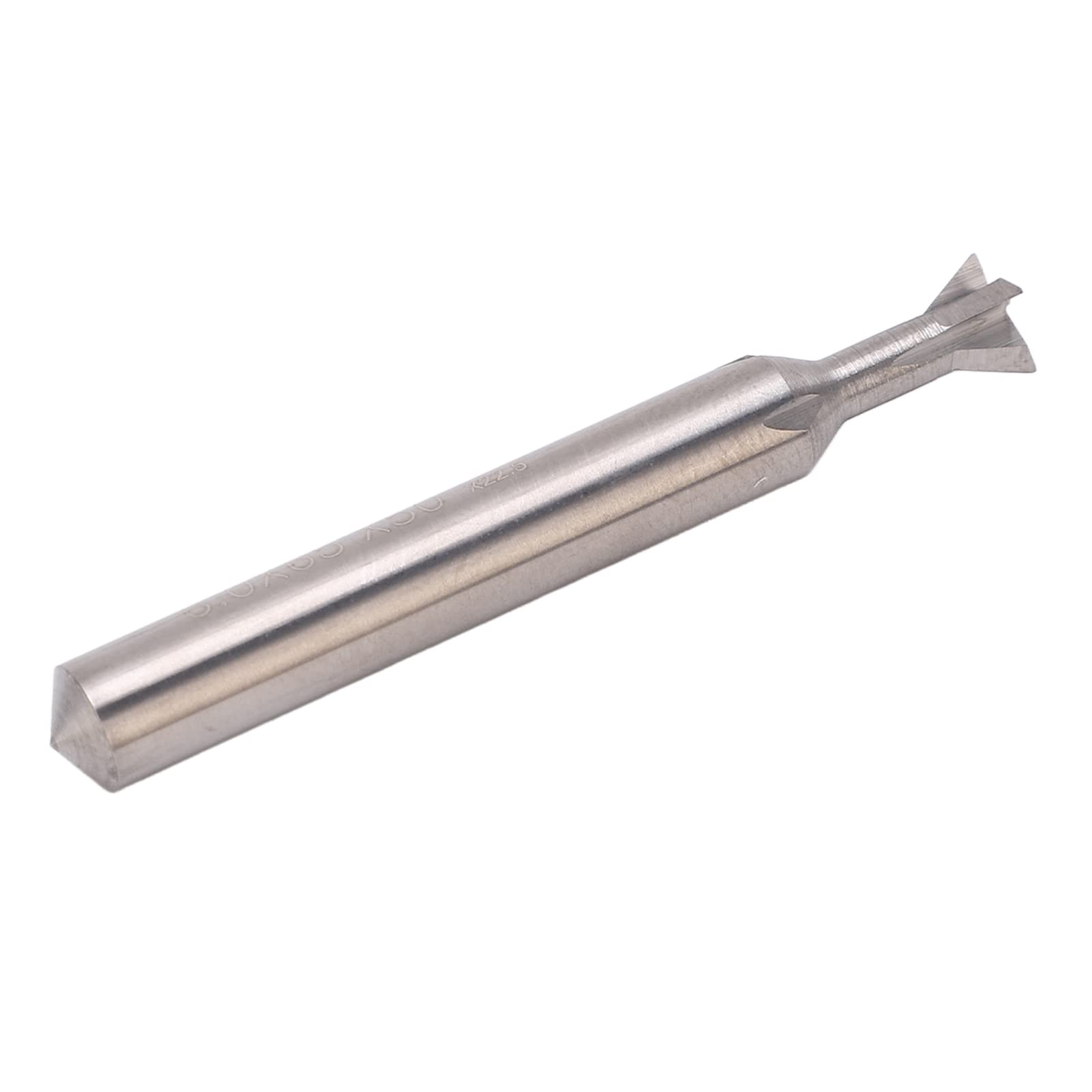 PerGar 50 Mm Schwalbenschwanz-Fräser, Hartmetall, 6 Mm Schaftdurchmesser, 4 Nuten, 50 Mm Länge, Universeller Schwalbenschwanzfräser (65°)