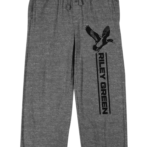 Bioworld Riley Green Duckman Men's Heather Gray Sleep Pajama Pants2