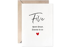 MAGJUCHE 5th Anniversary Card: Celebrating Five Years of Love and Growth