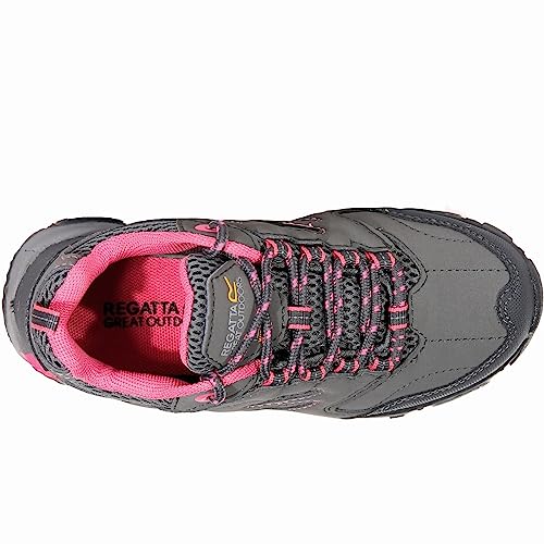 Childrens/Kids Holcombe Low Junior Hiking Boots (2 M US Little Kid) (Steel/Tulip)4