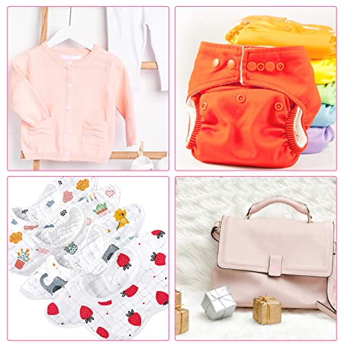 LIHAO Kit Bottoni a Pressione 420 Sets 24 Colori