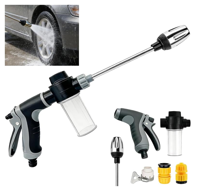 Power Jet pistolet haute pression pour tuyau d'arrosage et lavage auto