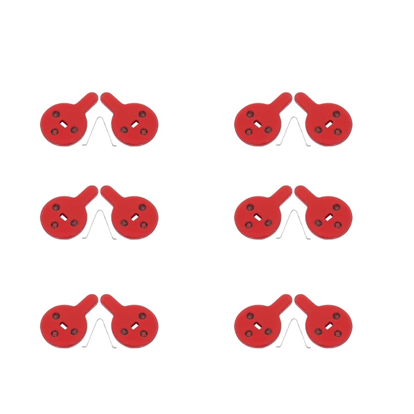 10 pastillas de freno disco for patinete eléctrico, Compatible for KuGoo, G2 Pro Kickscooter, accesorios hidráulicos for bicicletas frenos de disco para scooter(6 pairs)