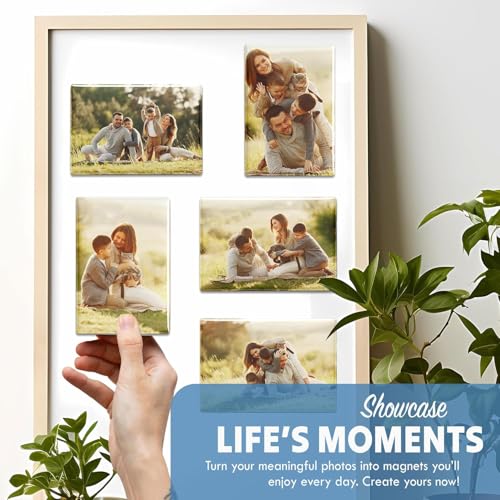 Imán personalizado con texto y foto rectangular 2x3 pulgadas miniatura 7